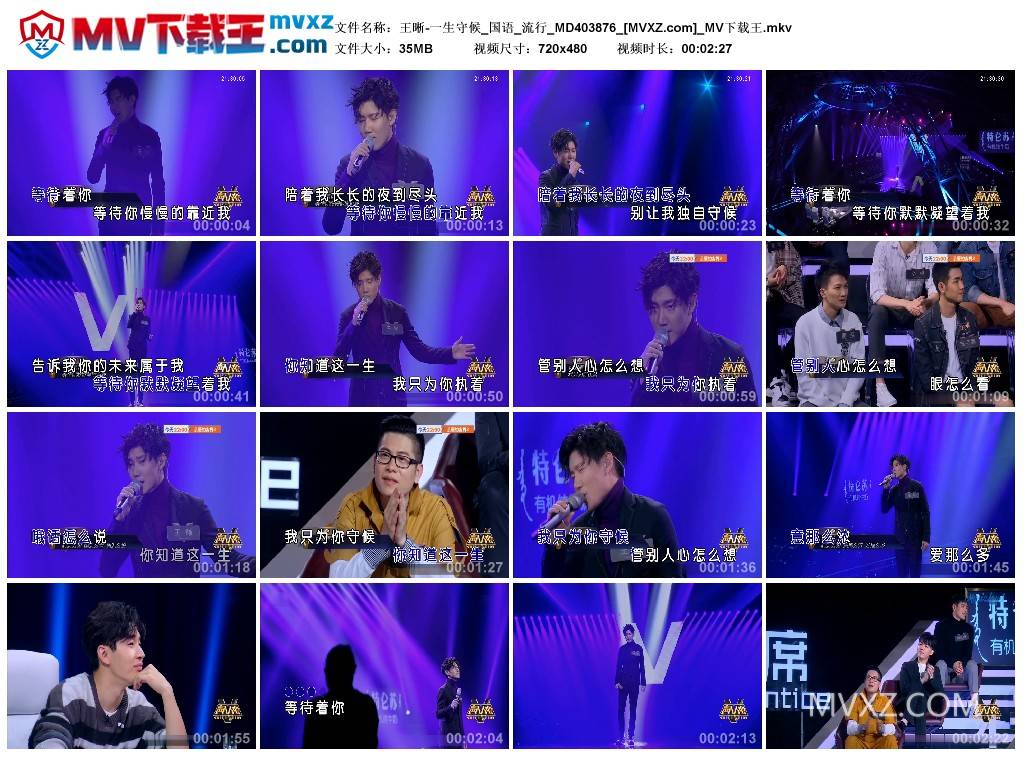 王晰-一生守候_国语_流行_MD403876